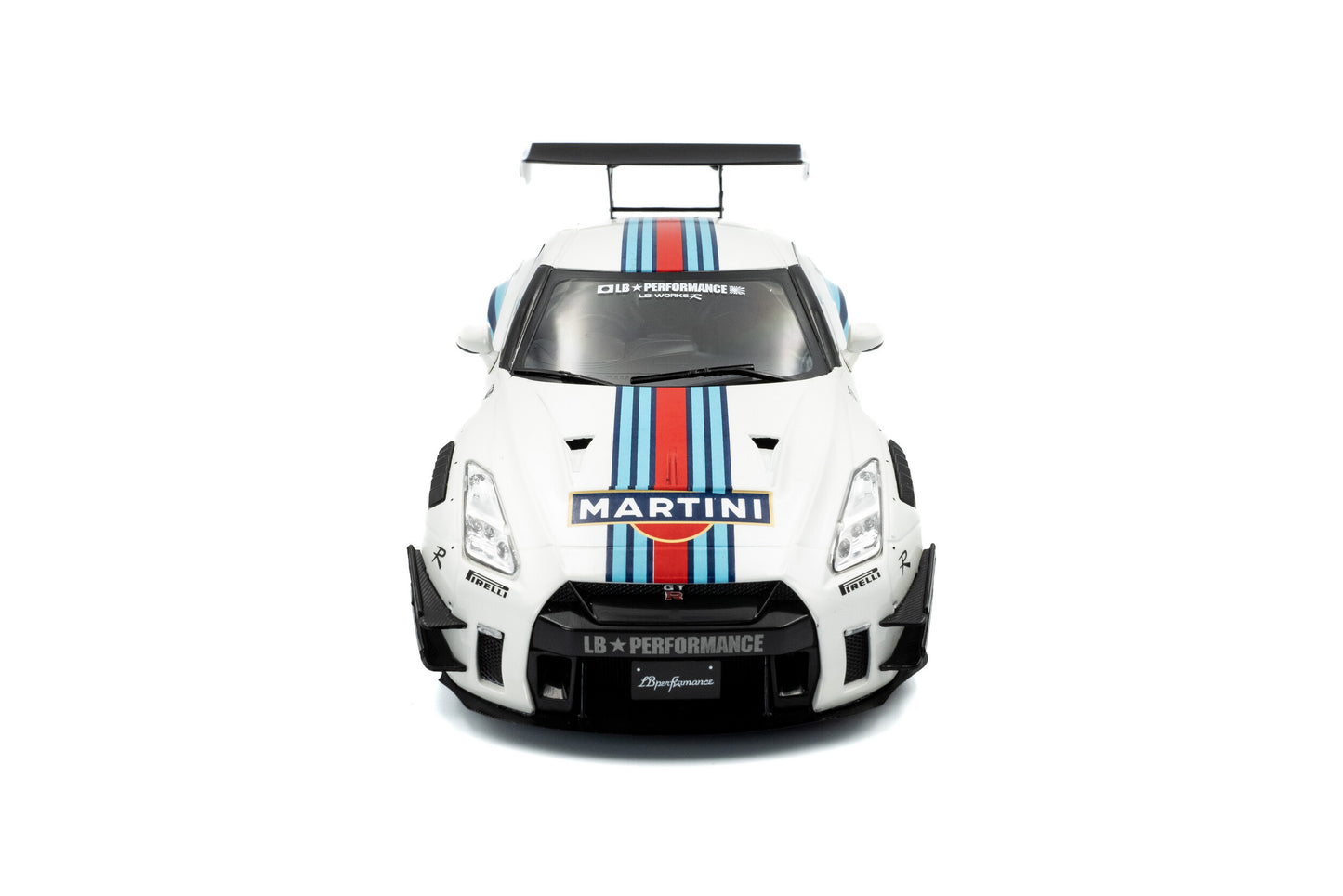 Solido S1805819 1:18 2024 Nissan Skyline GT-R R35 LBWK Liberty Walk MARTINI – White
