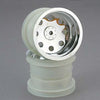 3673 2.2" Chrome Front Wheels (2)
