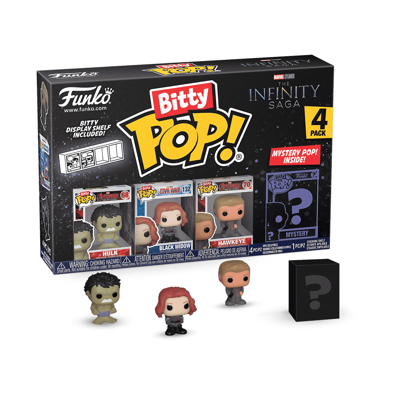 FU71504 Bitty Pop Hulk 4 Pack