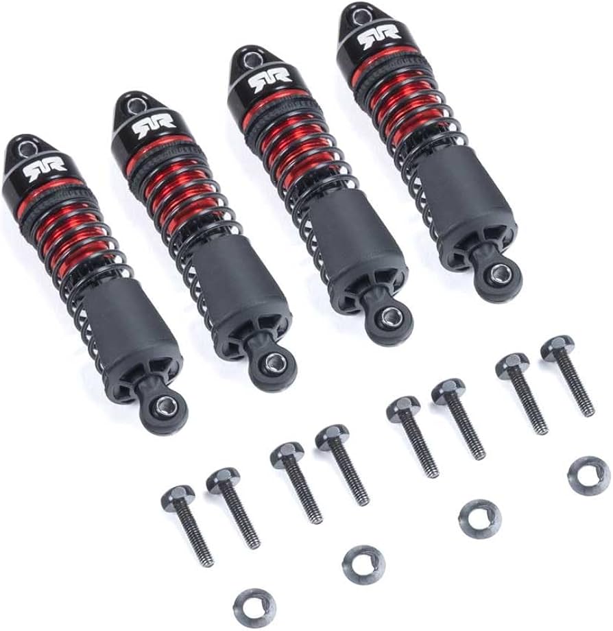 ARA330824 Aluminum Shock Set, 58mm 300cSt Oil (4pcs) - GROM