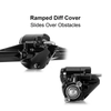 SCX30-25BKFR INJORA +3mm Planet Axles with Brass Steering Knuckles for 1/30 SCX30 - Black
