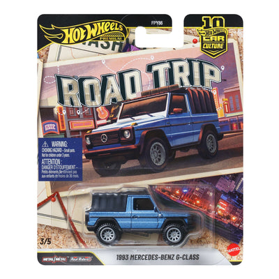 HWJKF38 HotWheels Premium Road Trip 1993 Mercedes Benz G-Class