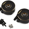X004D66R05 Vanquish H10 Optic Brass Front Steering Knuckles (Black) (2) (150.4g)