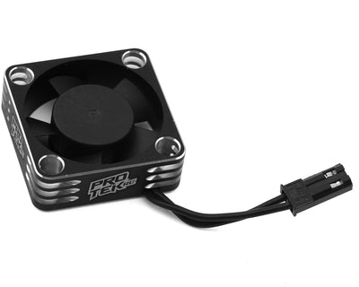 PTK2111 30x30x10mm Aluminum High Speed HV Cooling Fan (Silver/Black)
