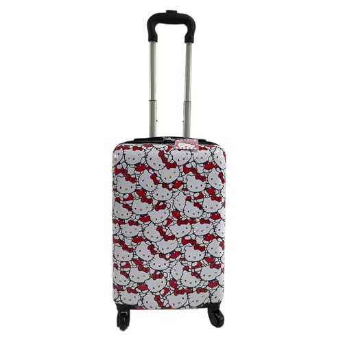 ZU00219 Hello Kitty 20" Faces ABS Hard Shell Rolling LUGGAGE