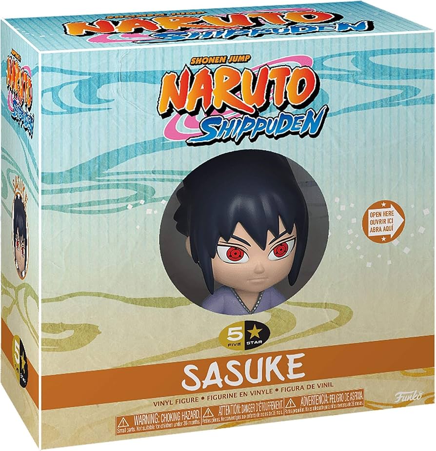 FU41072 Naruto Shippuden 5 Star Sasuke Vinyl Figure