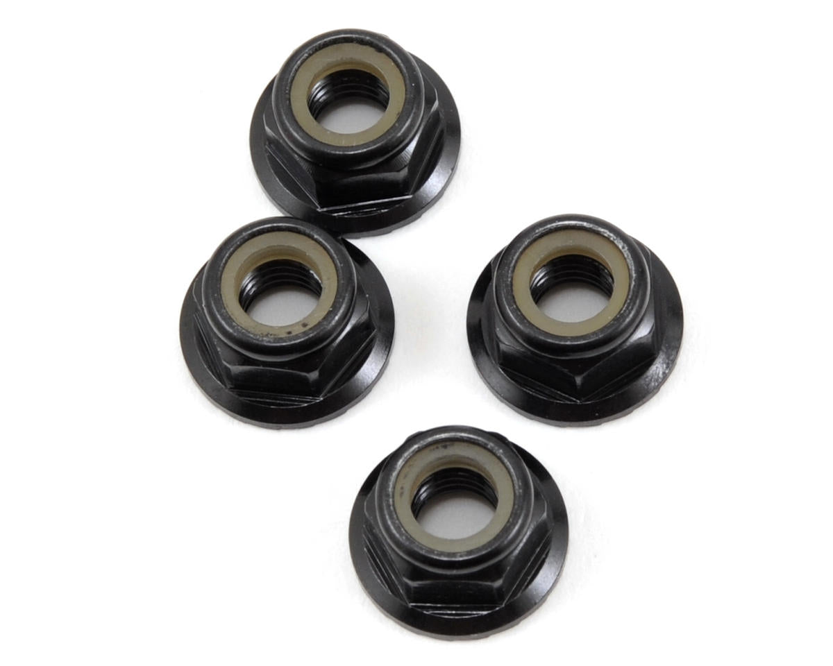 TKR1215 M5 Aluminum Serrated Flanged Locknut (Black) (4)