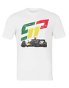 TU5396White Red Bull Racing F1 Sergio "Checo" Perez Race Car T-Shirt -
