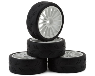 WL-0172WH Yeah Racing Zero-Max S01 1/10 Touring Car Pre-Mount w/12mm Hex (4) (Street Compound)