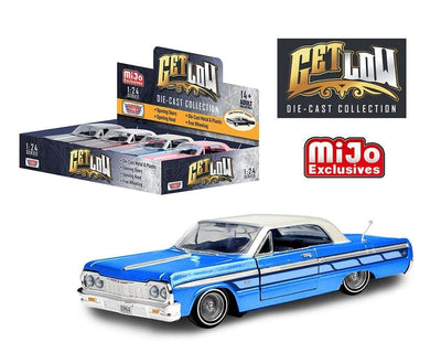 Jada 74021D 1:24 1964 Chevrolet Impala SS BL-BLK-PInk-BRGY