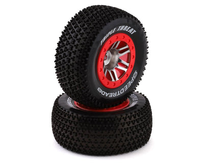 DTXC2950 SpeedTreads Triple Threat SC Pre-Mounted Rear Tires (2)