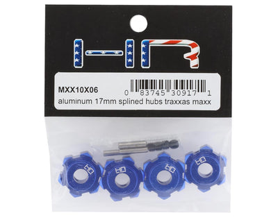 HRMXX10X06 - Aluminum 17mm Splined Hubs TRA Maxx
