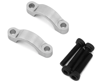 X004I746DJ Treal Hobby Vanquish H10 Optic 7075 Aluminum Hydro Ram Steering Clamps (Silver) (2)