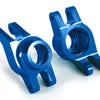 8952X Carriers, stub axle (blue-anodized 6061-T6 aluminum) (rear)