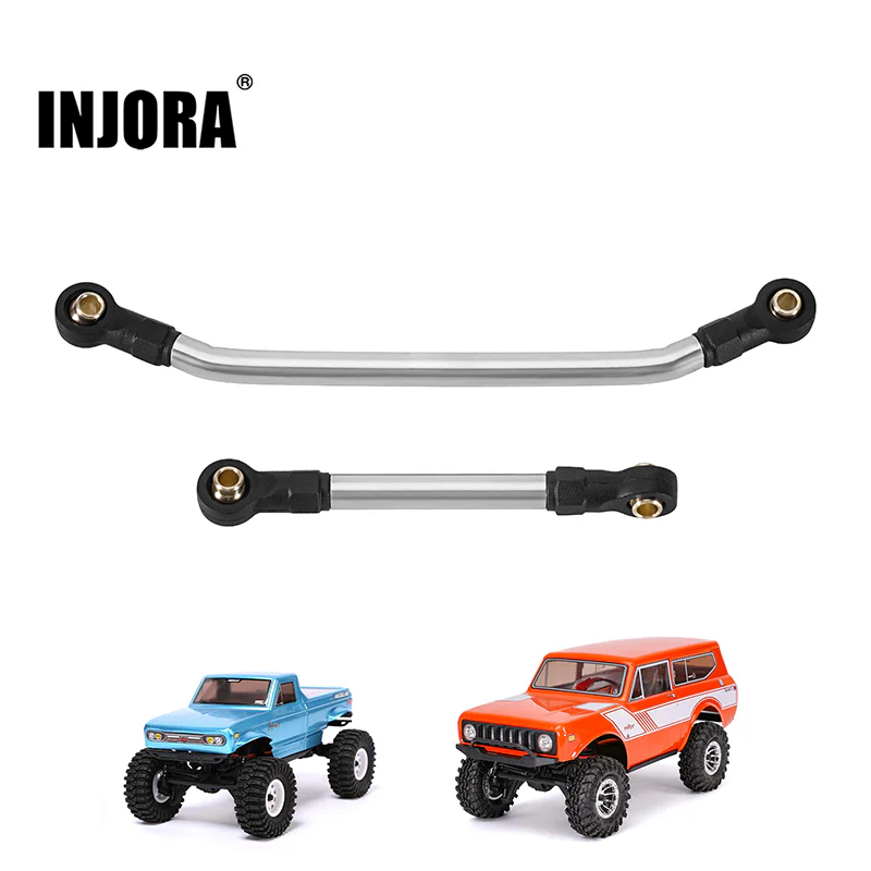 INJASC18-12 INJORA Stainless Steel Steering Links for 1/18 Redcat Ascent-18