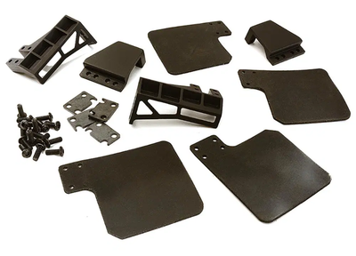 INTC28484 Off-Road Mud Flaps Dirt Guards 1/10 Scale & Trail Crawler