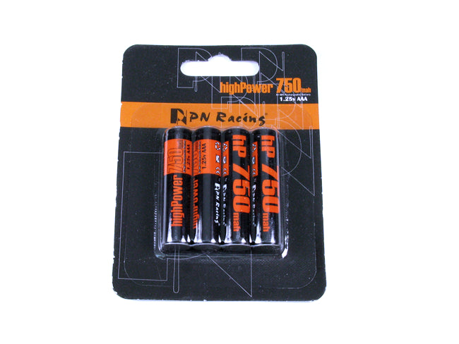 HP750 PN Racing High Power 750mah Ni-MH Rechargeable AAA Battery (4pcs)