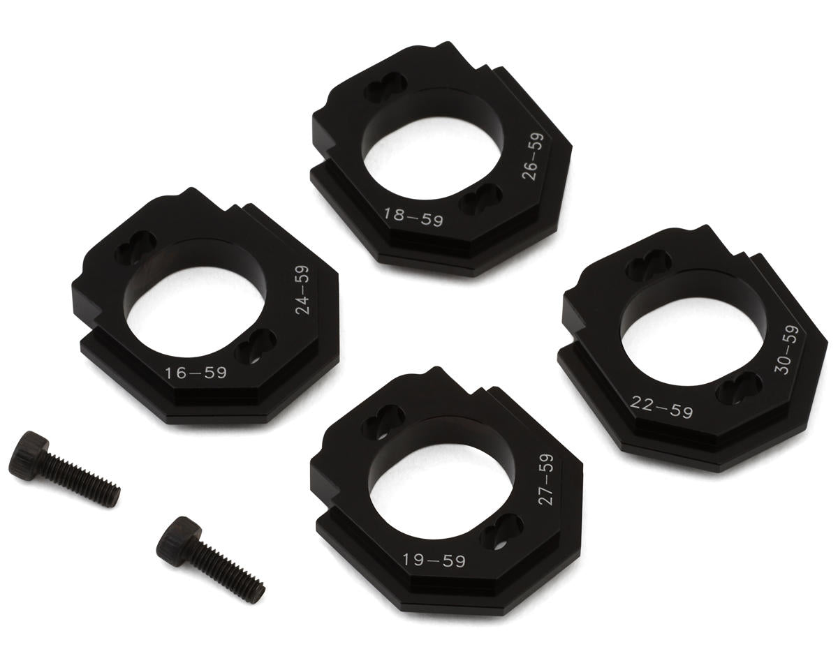 HRGRM18V01 Hot Racing Arrma Grom Aluminum Motor Mount Set (Black) (16-27T)