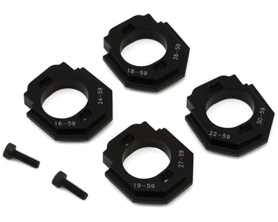 HRGRM18V01 Hot Racing Arrma Grom Aluminum Motor Mount Set (Black) (16-27T)