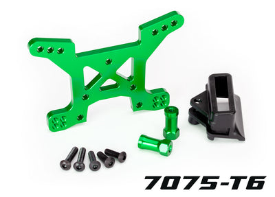 6739G Front Green Aluminum Shock Tower & Hardware