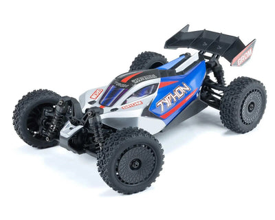 ARA2106 1/14 TYPHON GROM 4X4 RTR Brushed Buggy (Battery & Charger Included) Blue/Silver