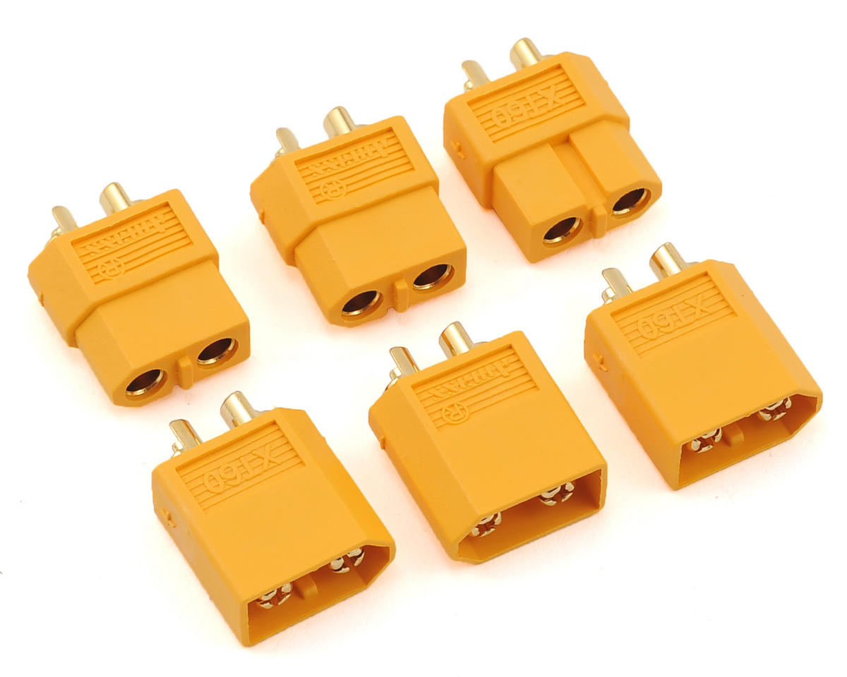 MCL4045 XT60 Connectors (3 Sets) (M&F)