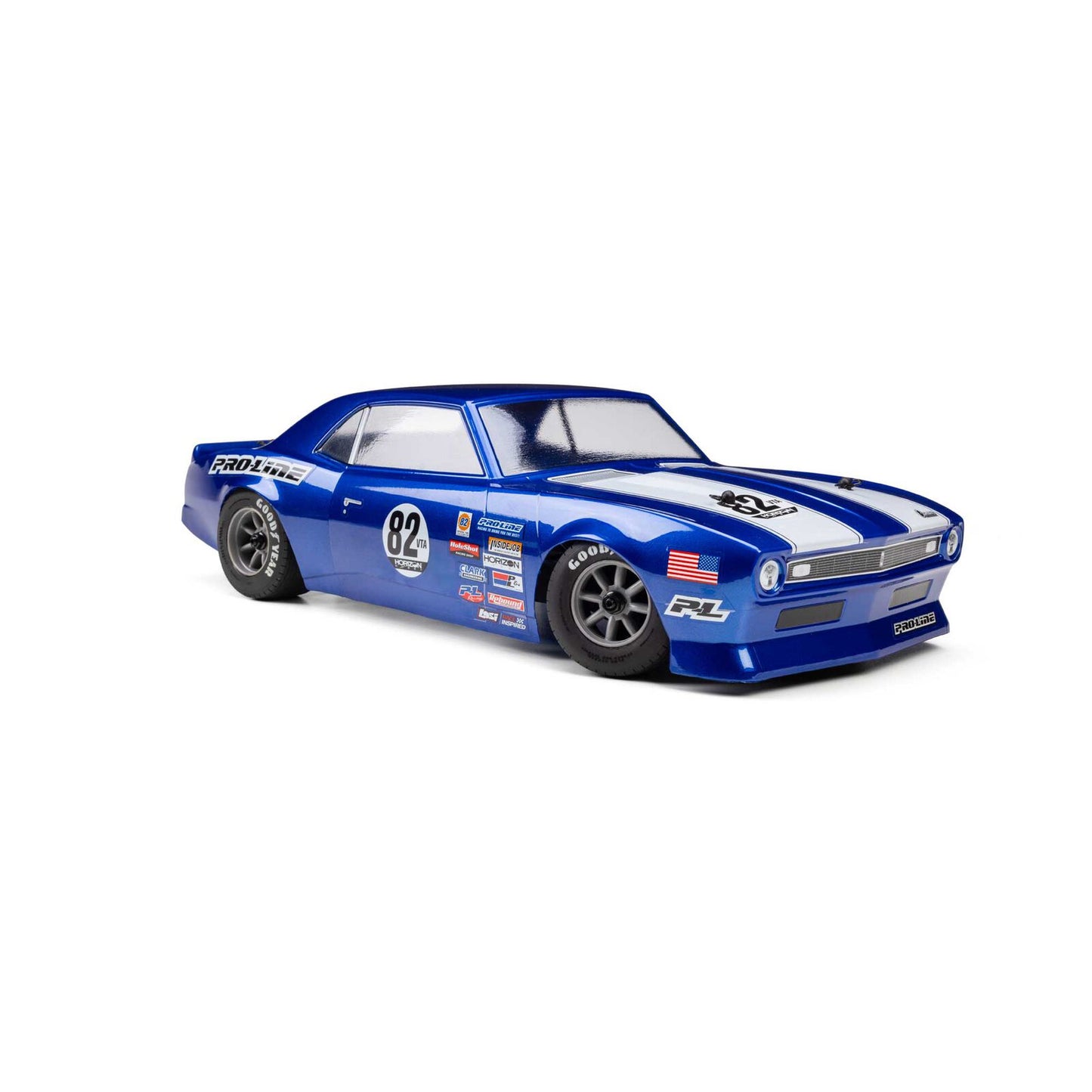 PRO372717 Pro-Line Racing 1/12 Pre-Cut 1968 Chevy Camaro Clear VTA Body: Losi NASCAR® Race Car