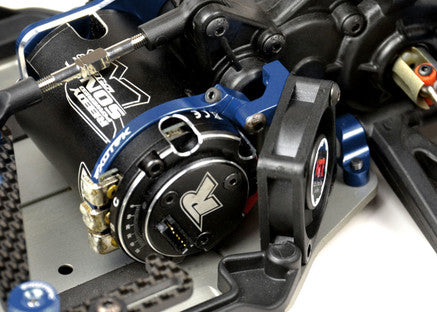 EXO1718BLU Angled Clamp On Fan Mount (Blue) (540 Can)