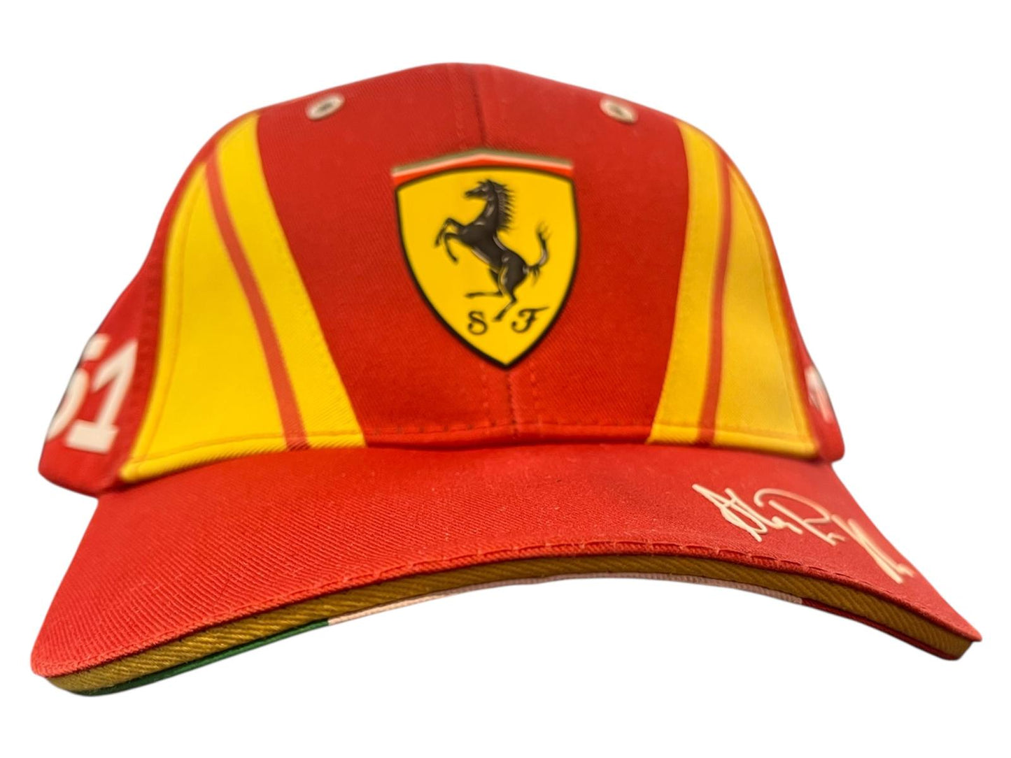 U2705 Scuderia Ferrari Hypercar Le Mans 2024 499P "51" Limited Edition Guidi Team Hat - Red