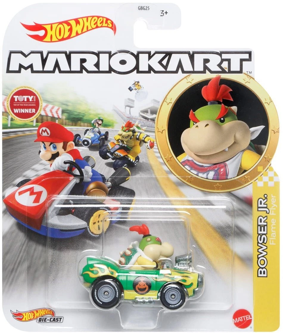 HWGBG25 Hot Wheels Mario Kart Bowser Jr. Flame Flyer