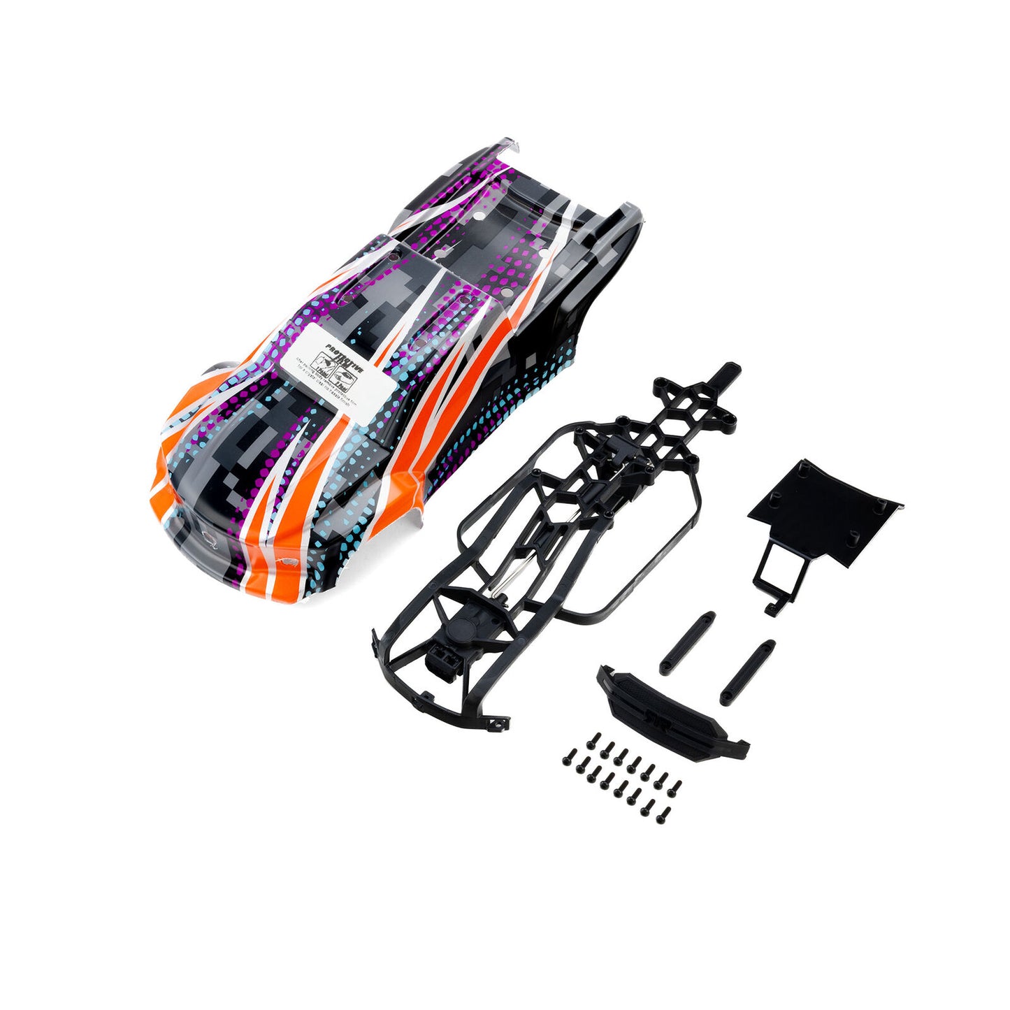 PRO369321 1/16 Limited Edition Pre-Cut/Pre-Painted Brute Digi Body with Clipless System: ARRMA MINI KRATON