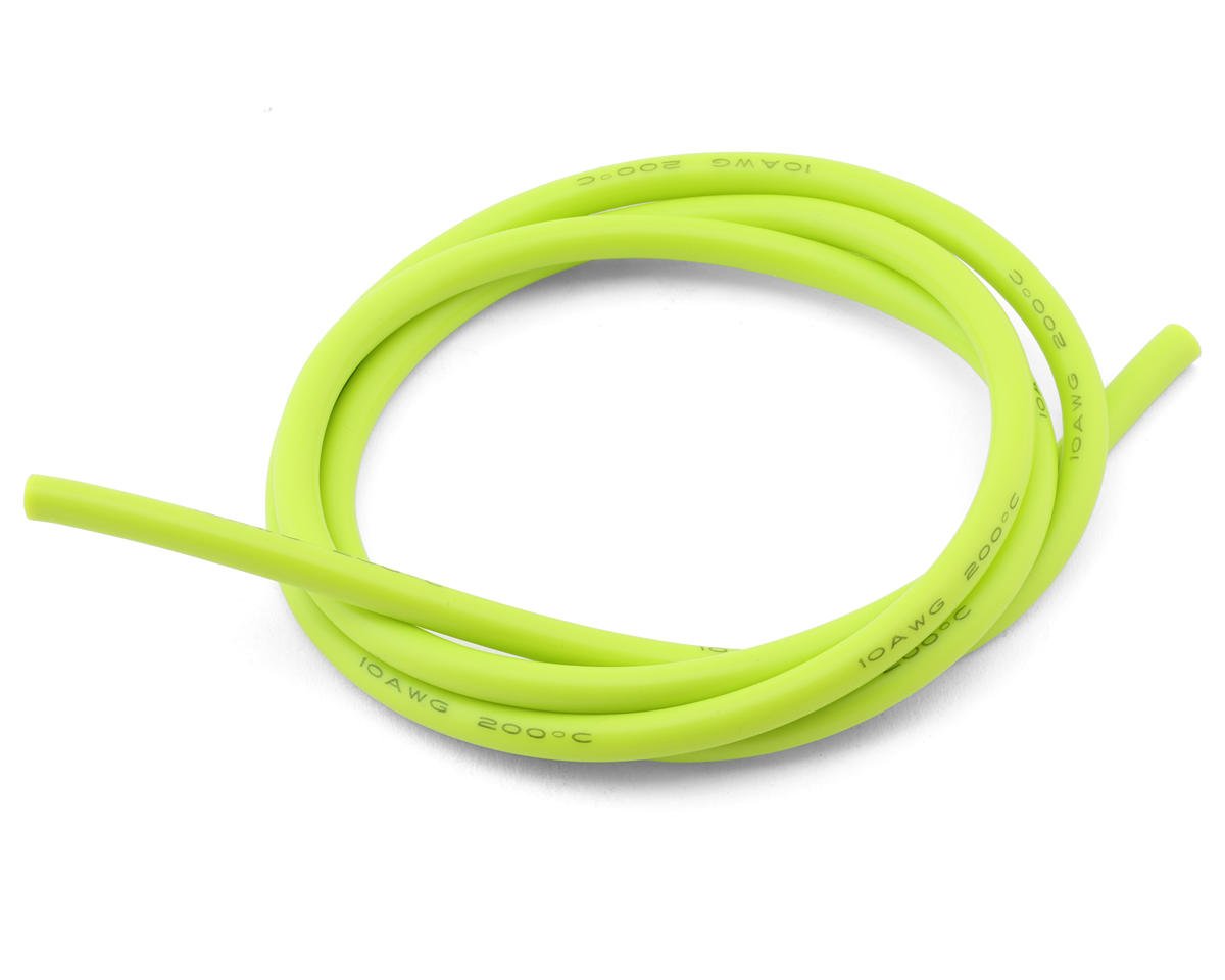 XCE-0151.10 eXcelerate Silicone Wire (Neon Yellow) (1 Meter) (10AWG)