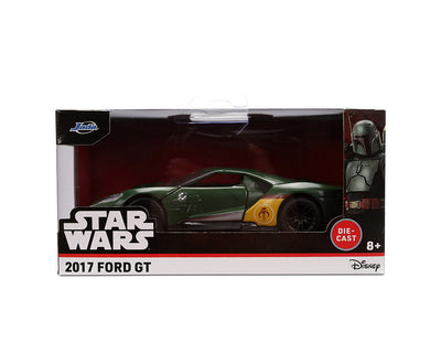 Jada 36916 1:32 Boba Fett Theme 2017 Ford GT – Green – Disney Star Wars – Hollywood Rides
