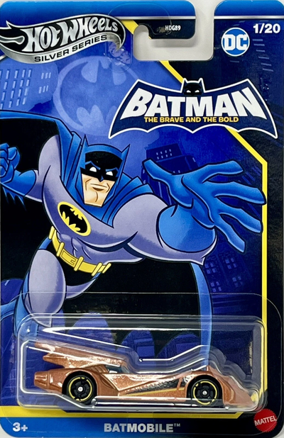 HWHDG89 Hotwheels Silver Series DC Batman The Brave And The Bold Batmobile 1/20