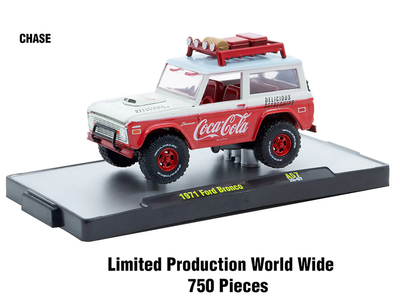 M2 Machines 52500-A57 Coca Cola 1971 Ford Bronco CHASE!!!