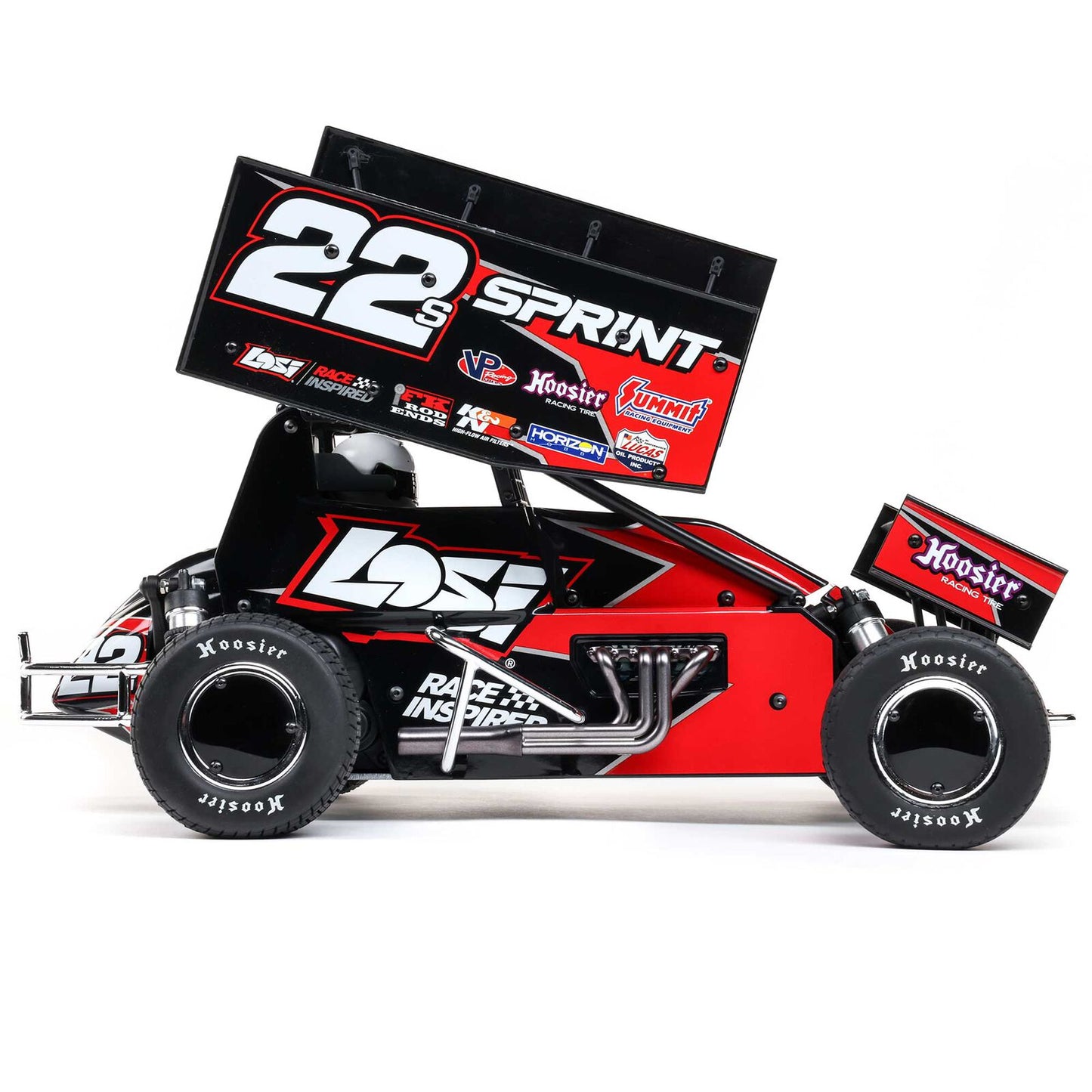 LOS-2359 1/10 Scale  2WD 22S Sprint, RTR with Battery and Charger, Red