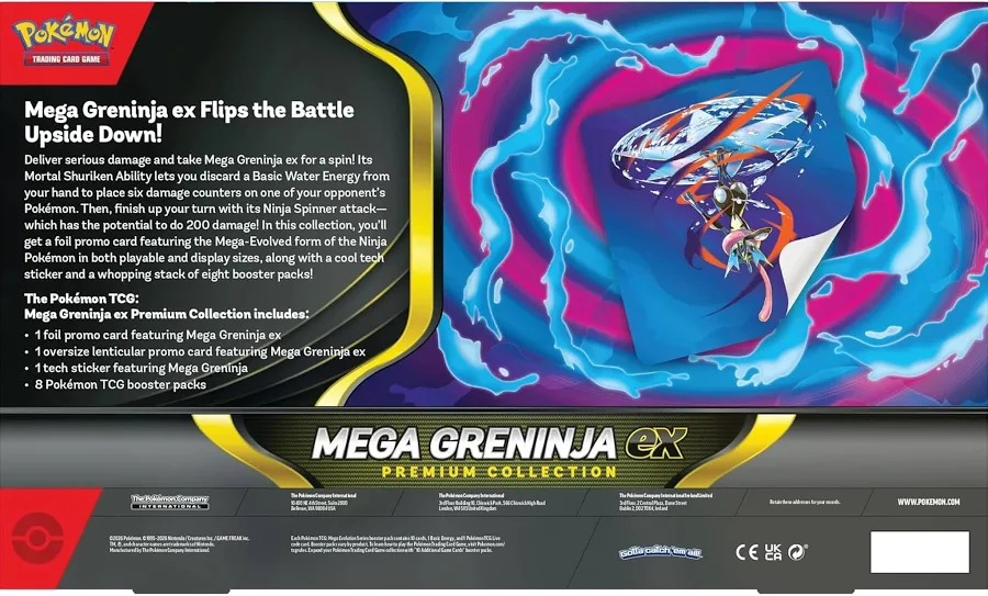 PKU10-10413-108 Pokemon Mega Greninja ex Premium Collection