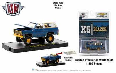 M2Machines 31500-HS30 1:64th Scale 1973 Chevrolet Blazer - CHASE!