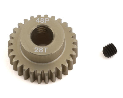 PTK8648 48P Lightweight Hard Anodized Aluminum Pinion Gear (5.0mm Bore) (28T)