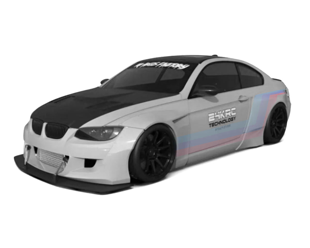 TAF43001  24K RC Technology Dom's 1/10 BMW E92/M3 Full Drift Body Set (Clear) (260mm Wheelbase)