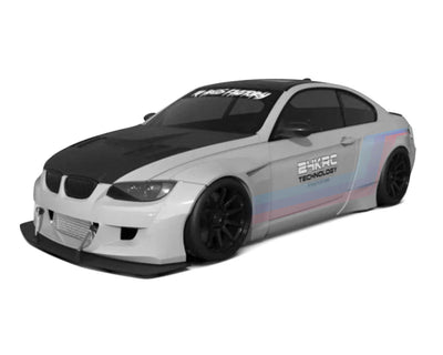 TAF43001  24K RC Technology Dom's 1/10 BMW E92/M3 Full Drift Body Set (Clear) (260mm Wheelbase)