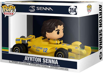 FU86181 F1 Lotus Ayrton Senna in Car