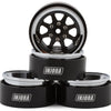 YQW-MW1305SR-1321 Injora 1.3" ModuWheel Aluminum Micro Crawler Beadlock Wheels w/XHX Pin Tires (S5)