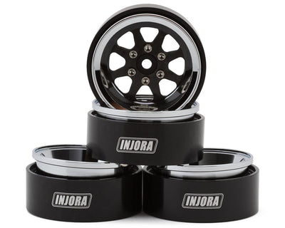 YQW-MW1305SR-1321 Injora 1.3" ModuWheel Aluminum Micro Crawler Beadlock Wheels w/XHX Pin Tires (S5)