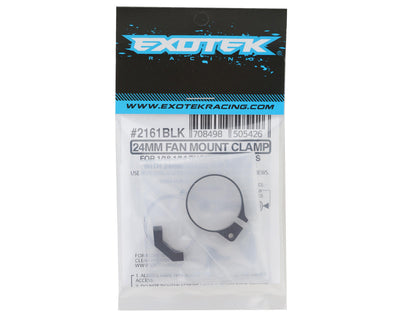 EXO2161BLK 24mm Motor Aluminum Mini Fan Mount (Black)