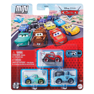 HWGKG01 Cars Mini Racers - Carla/Lightning/Mater