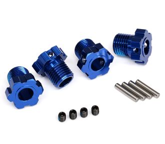 8654 Wheel Hubs 17mm Blue