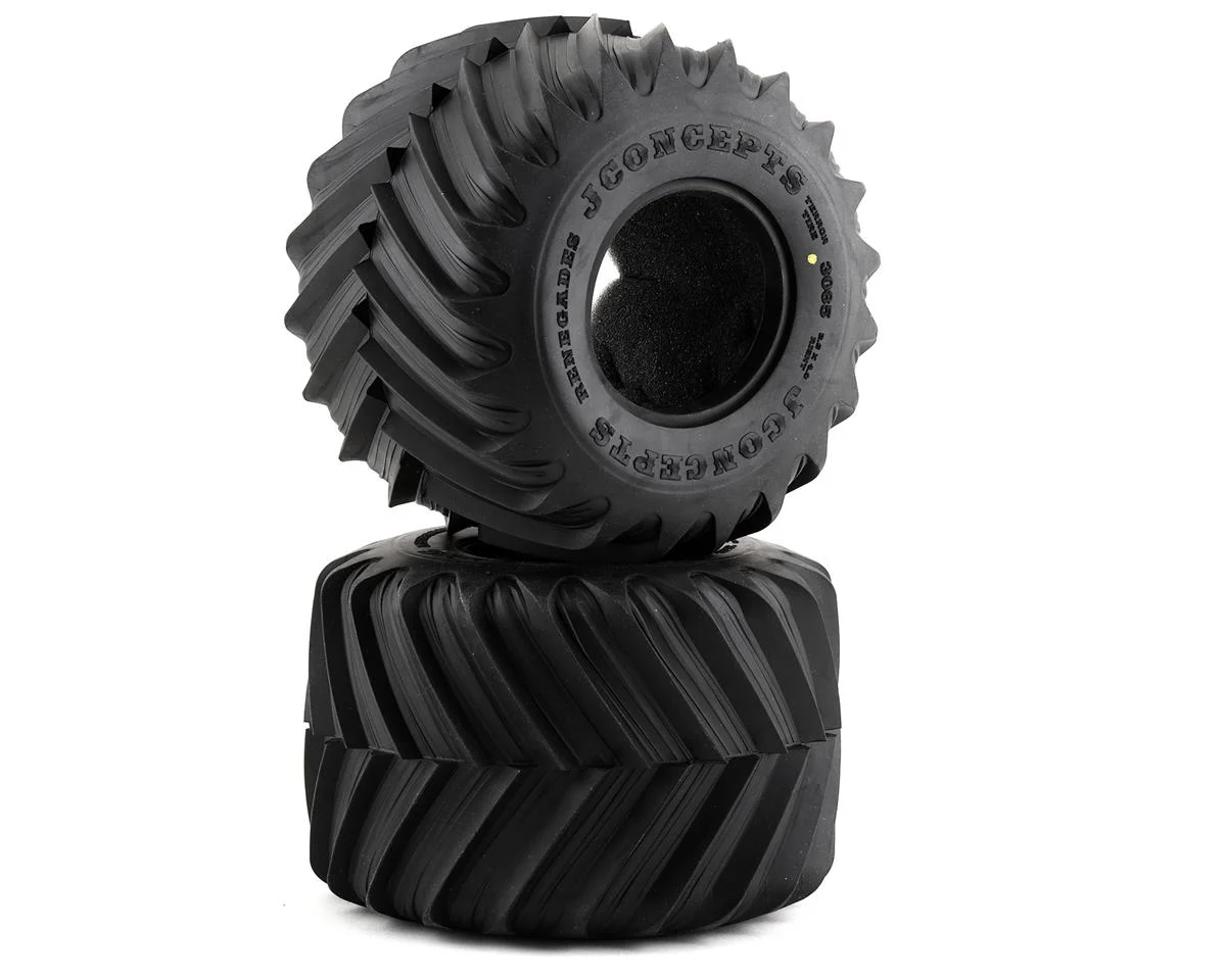 JCO3085-00 Renegades 2.6" Monster Truck Tires (2) (Yellow)
