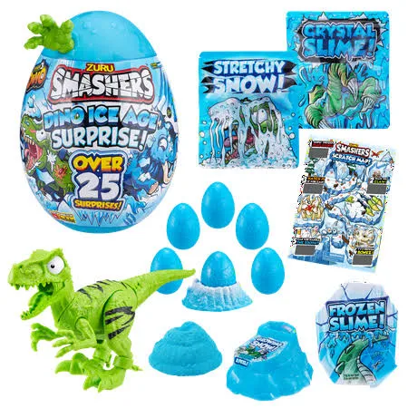 ZURU7455 Zuru Smashers Dino ICe Age Surprise Over 20 Surprises Inside
