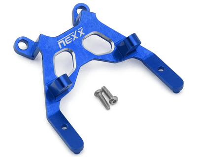 NX-489-BL NEXX Racing Losi® Micro-B CNC Aluminum Front Bulkhead Brace (Blue)
